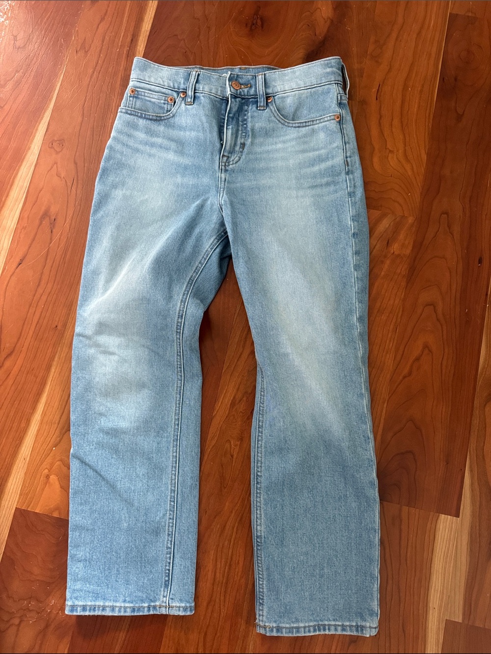 J. Crew Light Blue Straight-Leg Jeans